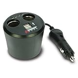Wagan Twin USB and 12V DC Cup Holder Power Adapter