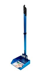 Flexrake 68AB Blue Panorama Large Dog Scoop and Rake Set with 3-Foot Aluminum Handle