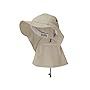 IG Extreme Condition Wide-Brim Hat with Cape 45+ UV Protection AH-XCM101 - Khaki or Stone
