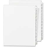 Avery Standard Collated Legal Dividers, Letter Size (601-650 Tab Set (1352)