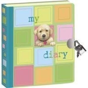 Peaceable Kingdom  Lock  Key Diary Puppy