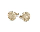 Adler's Exclusive Watermeter Cover Cuff Links, Vermeil