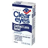 Clear Eyes Clear Contact Lens Relief Eye Drops - 0.5 Fl Oz (15 Ml)