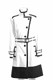 Anastasia-Cream Cotton Womens Belted Fashion Coat
