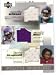 2004 Upper Deck Finite HG Fabrics Triples #WMF Rggie.Williams / Randy Moss / Larry Fitzgerald - Jaguars / Vikings / Cardinals (Piece of Authentic Jersey ) (Football Cards)