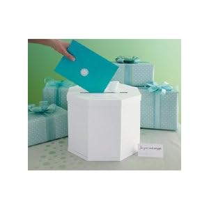 wedding reception decoration ideas, martha stewart gift card box