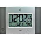 Silver Wall Clock with Radio Control by Timex