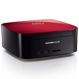 Dell Inspiron Zino HD Formula Red Desktop PC - Windows 7 Home Premium, 1.6GHz AMD Athlon 2650e Processor, 2GB DDR2 Memory, 500GB Hard Drive, ATI Radeon HD3200 Graphics, 8X DVD+/-RW Drive