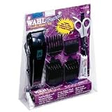 Wahl Budget Kit with 4 Combs Scissors Video Oil Pouch # 8643