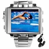Ultimate Style 8GB Steel MP4 Player Watch - 1.8 Inch Screen