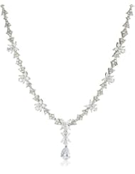 Nina Sandria Genuine Crystal Drop Necklace