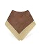 Mila Schon Chiffon Frame Signature Silk Bandana Brown