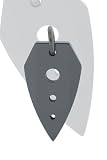 Hip Tungsten Arrow Head with Holes Pendant