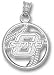 Oklahoma State Cowboys Solid Sterling Silver ''O STATE'' Pierced Baseball Pendant