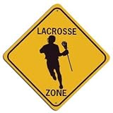 Lacrosse Zone Street Sign-Boy