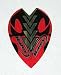 Sporting Goods : 3 Sets - Red/Black Halex pear flights