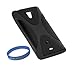 Worldshopping Black X Line X-Shape Rubber Skin Soft TPU Gel Case Cover For Sony Ericsson LT30P Xperia T + Free Accessory