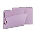 Smead Fastener File Folder, 2 Fasteners, Reinforced 1/3-Cut Tab, Letter Size, Lavender, 50 per Box (12440)