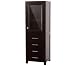 Abingdon Linen Tower by Wyndham Collection - Espresso