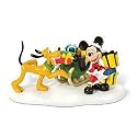 Disney ''Loading the Sleigh'' Mickey Mouse and Pluto Figurine by Dept. 56