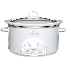 Rival 38501-W Round 5 Quart Smart-Pot Crock Pot- White