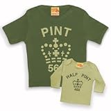 Dad & Sprog Twin Set - half Pint/Pint Green