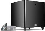Polk Audio DSW PRO 400 8-Inch Powered Subwoofer (Single, Black)