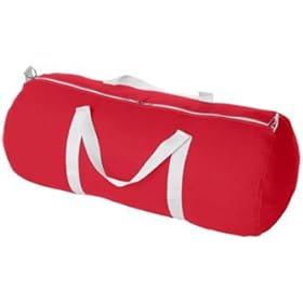  Large Canvas Sport Bag - Red