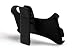 Macally mClip Plastic Swivel Holster and Stand Case for iPhone (Black)