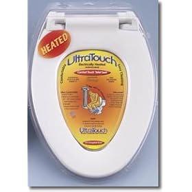UltraTouch Heated Toilet Seat - White - Round Bowl