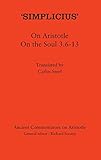'Simplicius' : on Aristotle on the soul 3.6-13