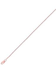 BRI Jewelry Sterling Silver Rose Box Chain - Made in Italy - Nickel Free - 1.1mm