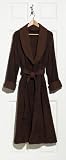 Pinzon Bamboo Cotton Large Bath Robe, Espresso