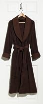 Pinzon Bamboo Cotton Large Bath Robe, Espresso