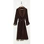 Pinzon Bamboo Cotton Extra-Large Bath Robe, Espresso