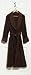 Pinzon Bamboo Cotton Large Bath Robe, Espresso
