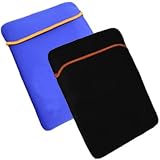 BagNow 10.2'' inch laptop soft case / sleeve (BLUE & BLACK COLOUR REVERSIBLE)