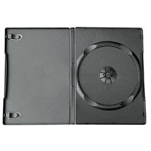 100 PREMIUM STANDARD Black Single DVD Cases 14MM (100% New Material)