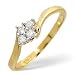 9ct Diamond Cluster Ring