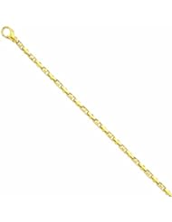Genuine 14K Yellow Gold 4Mm Polished Fancy Link Bracelet 8 Inches 100% Satisfaction Guaranteed.