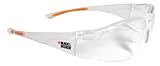 IMAGE OF Black and Decker BD250-1C High Performance Lightweight Safety Eyewear, Clear Lens