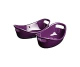 This Morning by Prestige Small Bubble and Brown, Set of 2, Purple