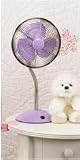 Deco Breeze Colored Gooseneck Desktop Fan in Lavender