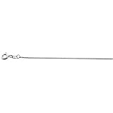 Sterling Silver 0.8 mm Very Thin Italian Box Chain NICKEL FREE