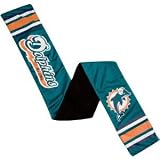 Miami Dolphins Jersey Scarf With Inside/Hidden Pocket 60" By 7"