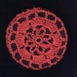 Hibiscus Floral Crocheted Hair Bun Cover- LARGE