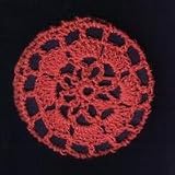 Hibiscus Floral Crocheted Hair Bun Cover- LARGE