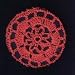 Hibiscus Floral Crocheted Hair Bun Cover- LARGE
