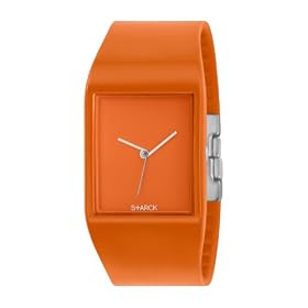 Philip Starck - PH5033 - Montre Mixte - Quartz - Analogique - Bracelet Caoutchouc Orange