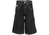 Southpole - Southpole Popping Flavor Black Jean Shorts
